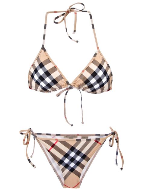 womens burberry swimwear and beachwear|burberry bikini model.